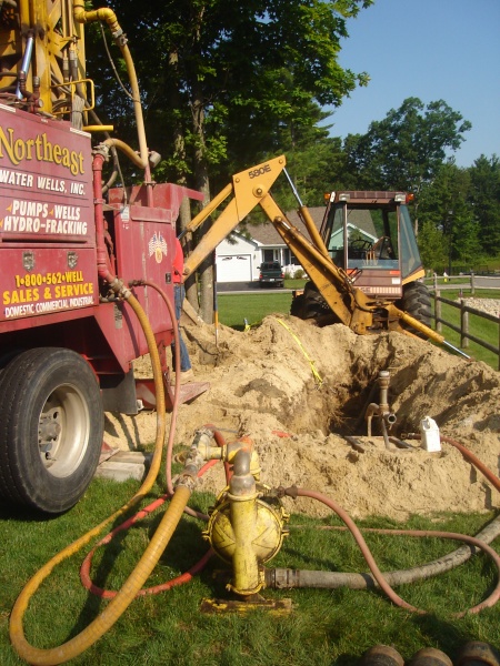 Excavation of well